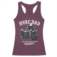 HVAC Dad Racerback Tank Top Funny Technician Fathers Day Graphic