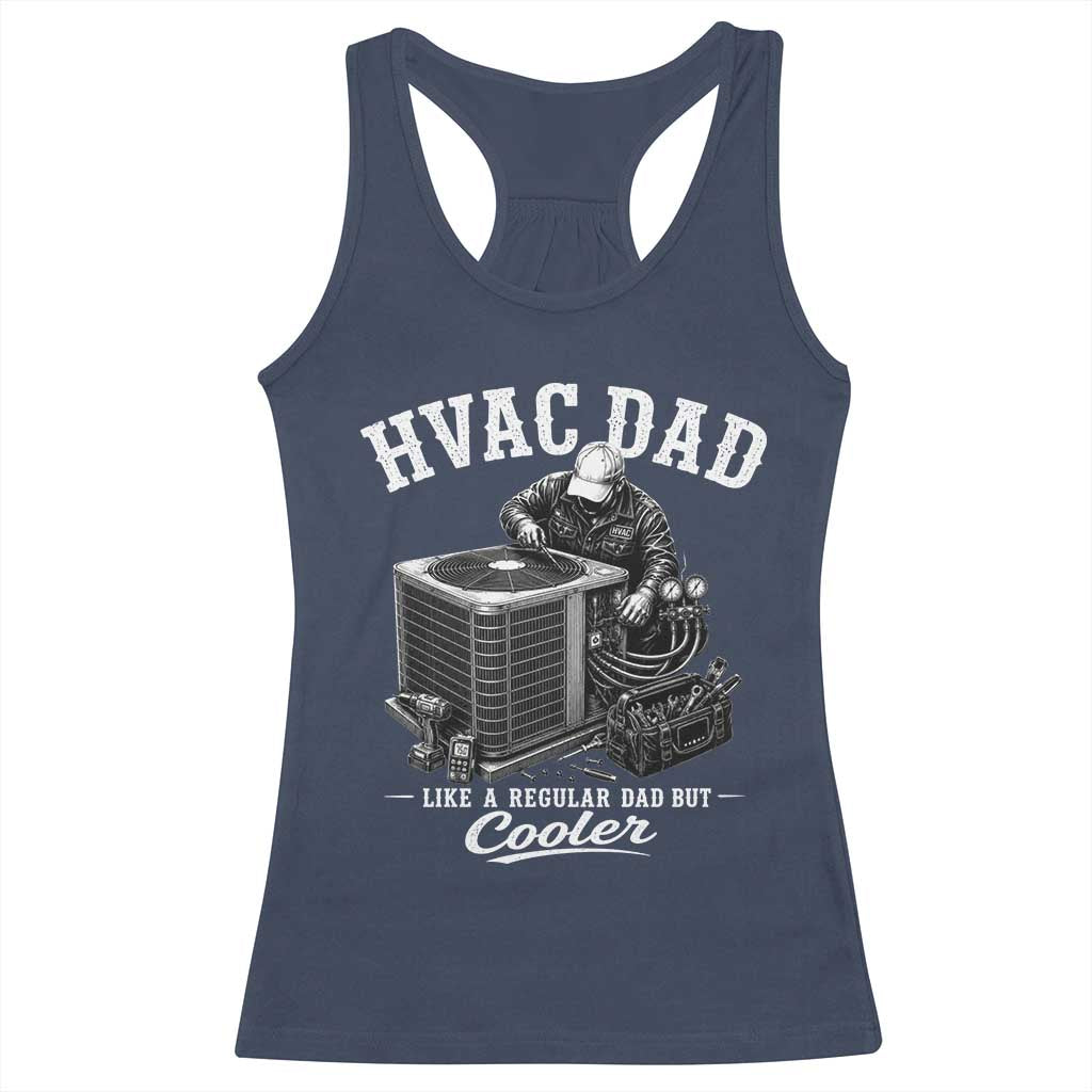 HVAC Dad Racerback Tank Top Funny Technician Fathers Day Graphic