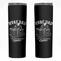 HVAC Dad Skinny Tumbler Funny Technician Fathers Day Graphic