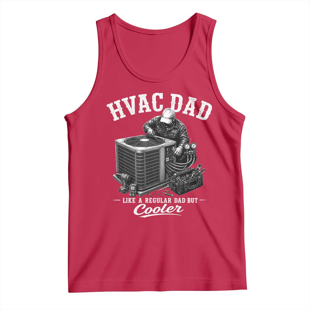 HVAC Dad Tank Top Funny Technician Fathers Day Graphic