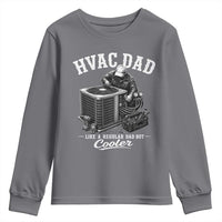 HVAC Dad Youth Sweatshirt Funny Technician Fathers Day Graphic