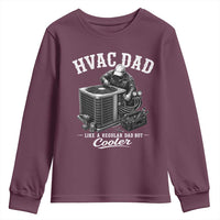 HVAC Dad Youth Sweatshirt Funny Technician Fathers Day Graphic