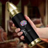 Well Shit Skeleton Detached Arm Bullet Tumbler Gothic Halloween Flying Balloons Graphic