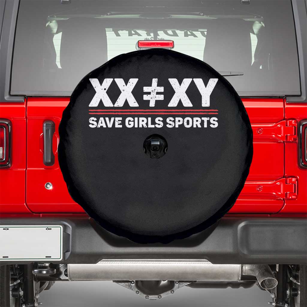XX Does Not Equal XY Save Girls Sports Spare Tire Cover