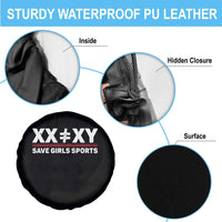 XX Does Not Equal XY Save Girls Sports Spare Tire Cover