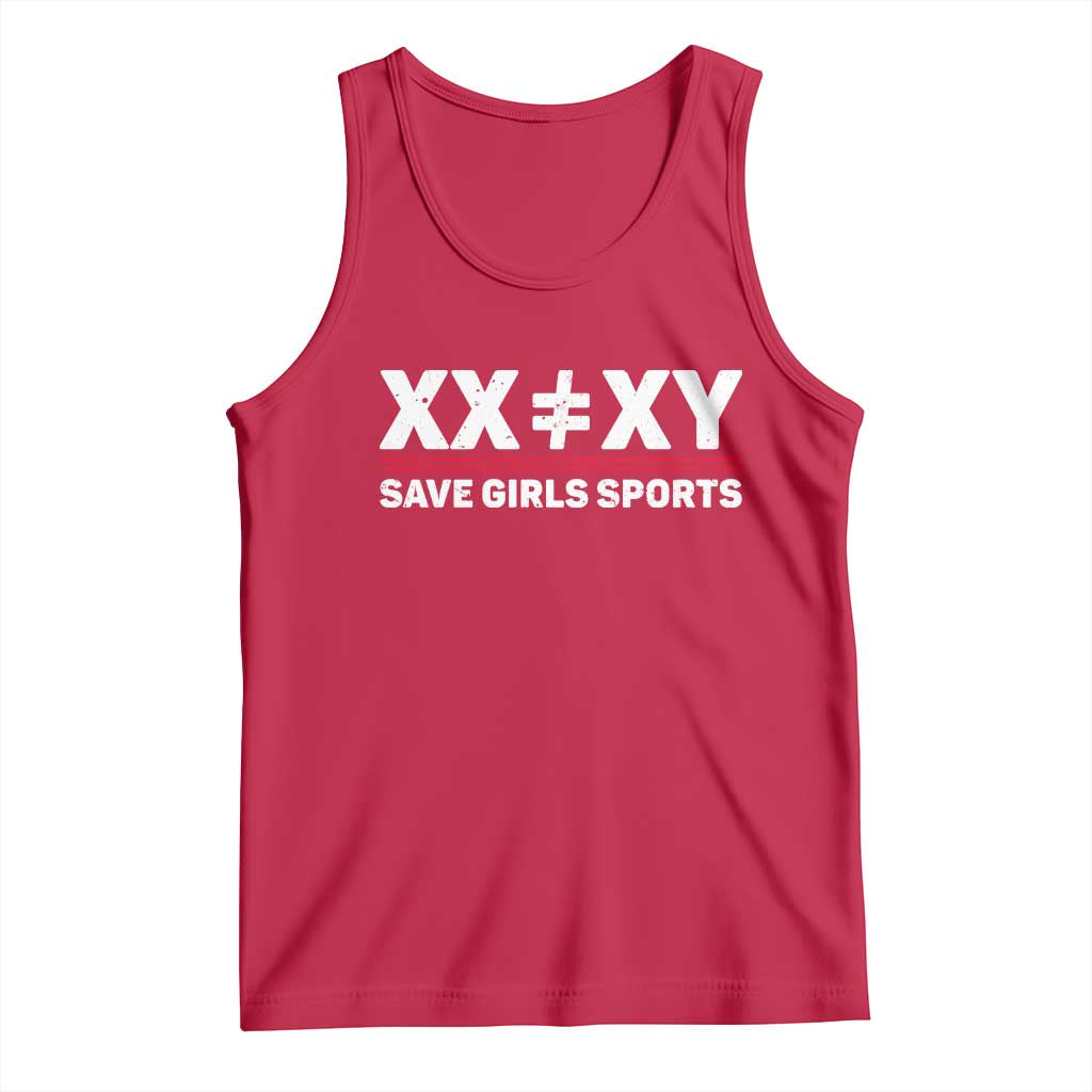 XX Does Not Equal XY Save Girls Sports Tank Top