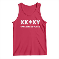 XX Does Not Equal XY Save Girls Sports Tank Top