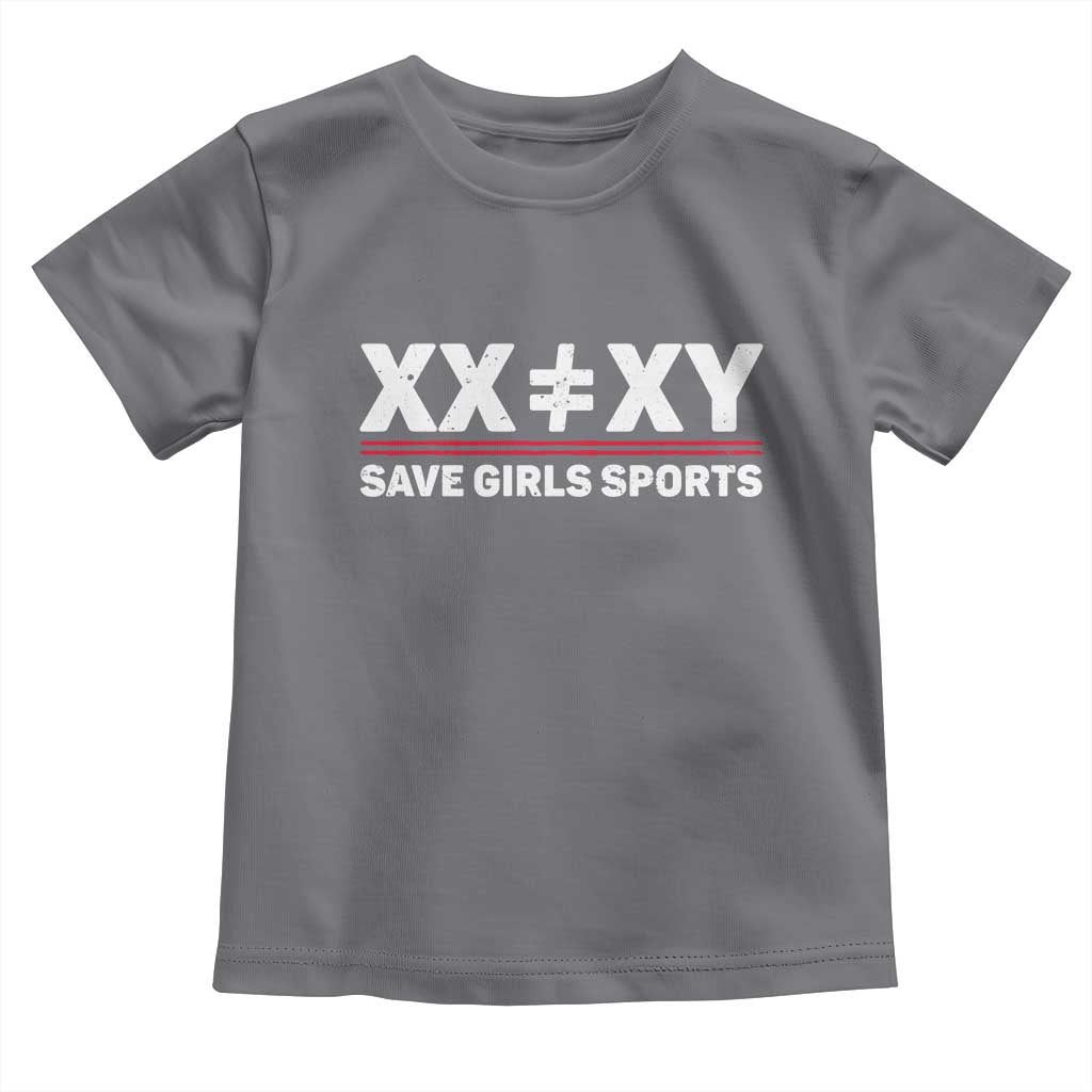 XX Does Not Equal XY Save Girls Sports Toddler T Shirt