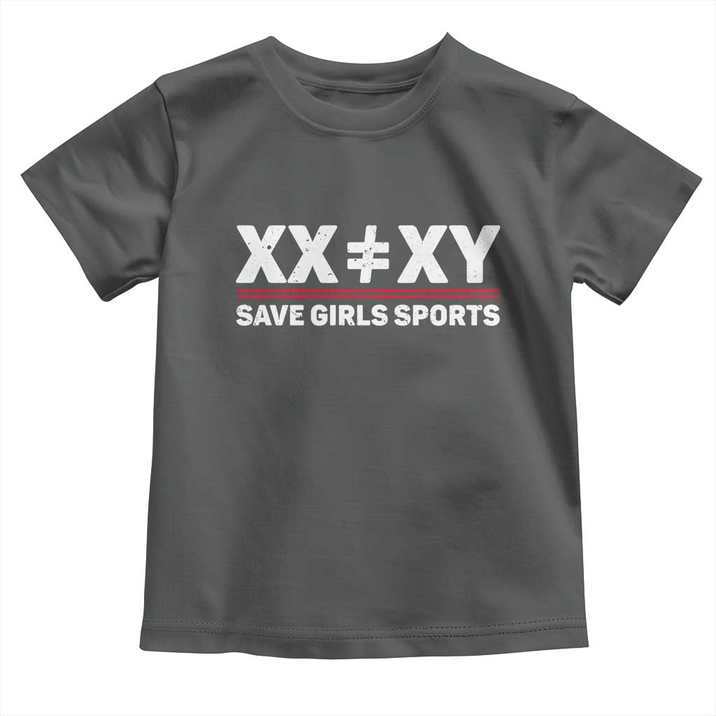 XX Does Not Equal XY Save Girls Sports Toddler T Shirt