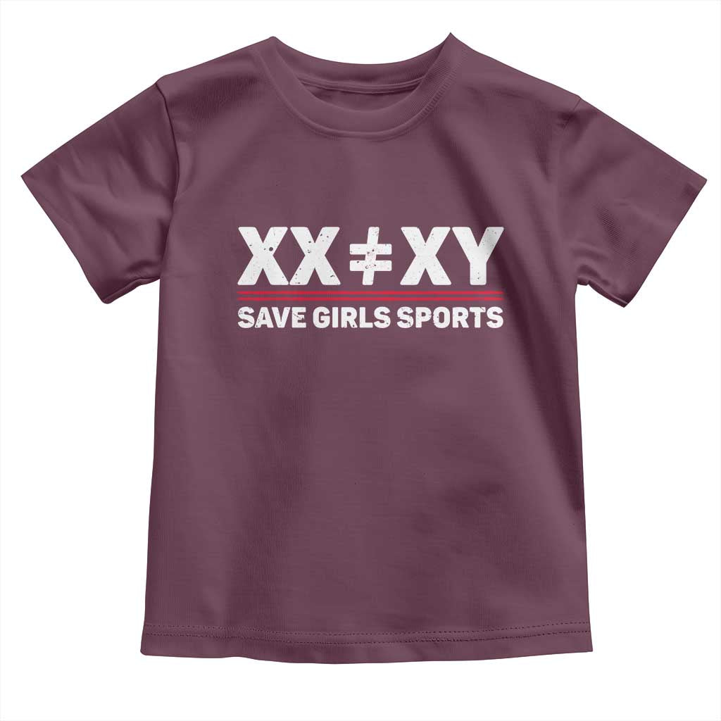 XX Does Not Equal XY Save Girls Sports Toddler T Shirt
