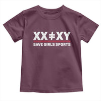 XX Does Not Equal XY Save Girls Sports Toddler T Shirt