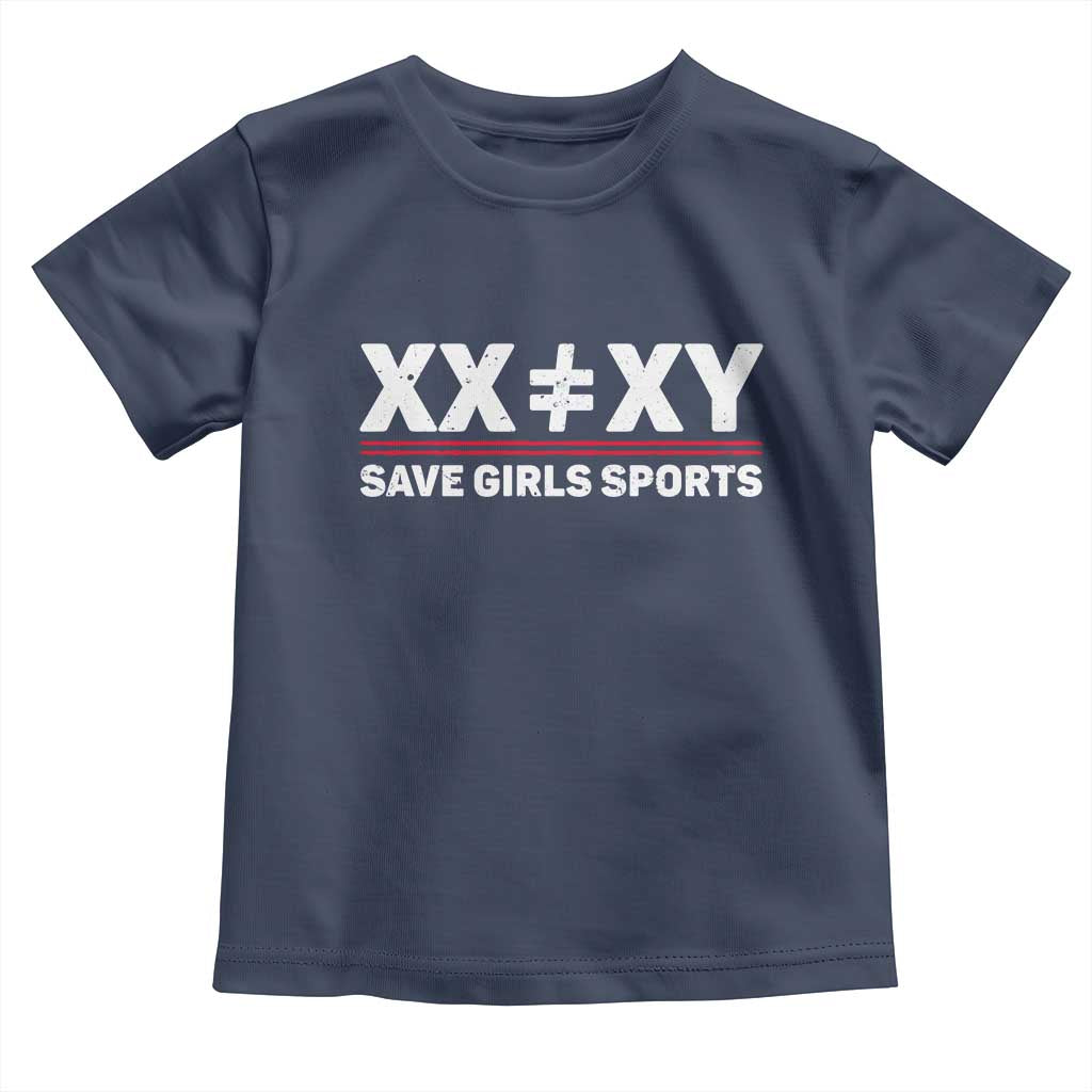 XX Does Not Equal XY Save Girls Sports Toddler T Shirt