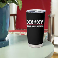 XX Does Not Equal XY Save Girls Sports Tumbler Cup