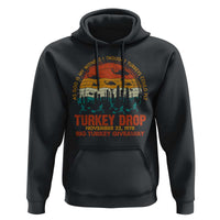 WKRP Turkey Drop Hoodie Funny Thanksgiving Day First Annual WKRP - Wonder Print Shop