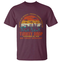 WKRP Turkey Drop T Shirt Funny Thanksgiving Day First Annual WKRP - Wonder Print Shop