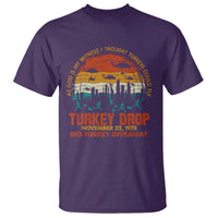 WKRP Turkey Drop T Shirt Funny Thanksgiving Day First Annual WKRP - Wonder Print Shop