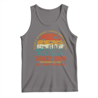WKRP Turkey Drop Tank Top Funny Thanksgiving Day First Annual WKRP - Wonder Print Shop