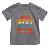 WKRP Turkey Drop Toddler T Shirt Funny Thanksgiving Day First Annual WKRP - Wonder Print Shop