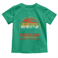 WKRP Turkey Drop Toddler T Shirt Funny Thanksgiving Day First Annual WKRP - Wonder Print Shop