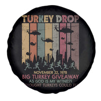 WKRP Turkey Drop Spare Tire Cover Retro First Annual WKRP Funny Thanksgiving Day - Wonder Print Shop