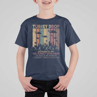 WKRP Turkey Drop T Shirt For Kid Retro First Annual WKRP Funny Thanksgiving Day - Wonder Print Shop