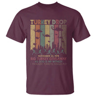 WKRP Turkey Drop T Shirt Retro First Annual WKRP Funny Thanksgiving Day - Wonder Print Shop