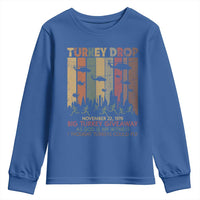WKRP Turkey Drop Youth Sweatshirt Retro First Annual WKRP Funny Thanksgiving Day - Wonder Print Shop