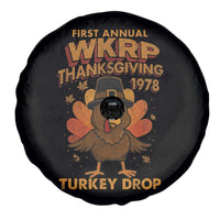 First Annual WKRP Spare Tire Cover Funny Thanksgiving Day WKRP Turkey Drop - Wonder Print Shop