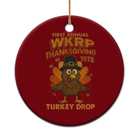 First Annual WKRP Ceramic Ornament Funny Thanksgiving Day WKRP Turkey Drop - Wonder Print Shop