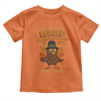 First Annual WKRP Toddler T Shirt Funny Thanksgiving Day WKRP Turkey Drop - Wonder Print Shop