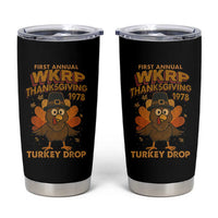 First Annual WKRP Tumbler Cup Funny Thanksgiving Day WKRP Turkey Drop - Wonder Print Shop