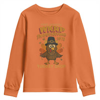 First Annual WKRP Youth Sweatshirt Funny Thanksgiving Day WKRP Turkey Drop - Wonder Print Shop