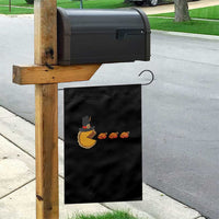 Thanksgiving Video Game Garden Flag Pumpkin Pie Eating Turkey Gamer Patch Day - Wonder Print Shop