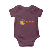 Thanksgiving Video Game Baby Onesie Pumpkin Pie Eating Turkey Gamer Patch Day - Wonder Print Shop