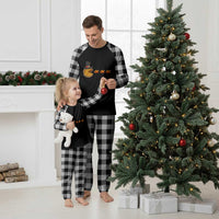 Thanksgiving Video Game Plaid Pajama Set Pumpkin Pie Eating Turkey Gamer Patch Day - Wonder Print Shop