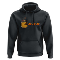 Thanksgiving Video Game Hoodie Pumpkin Pie Eating Turkey Gamer Patch Day - Wonder Print Shop