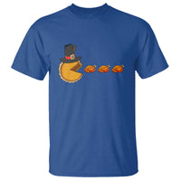 Thanksgiving Video Game T Shirt Pumpkin Pie Eating Turkey Gamer Patch Day - Wonder Print Shop