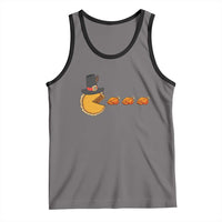 Thanksgiving Video Game Tank Top Pumpkin Pie Eating Turkey Gamer Patch Day - Wonder Print Shop