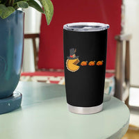 Thanksgiving Video Game Tumbler Cup Pumpkin Pie Eating Turkey Gamer Patch Day - Wonder Print Shop