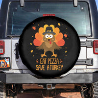 Save A Turkey Eat Pizza Spare Tire Cover Funny Thanksgiving - Wonder Print Shop