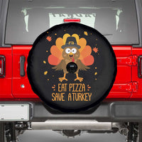 Save A Turkey Eat Pizza Spare Tire Cover Funny Thanksgiving - Wonder Print Shop