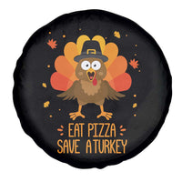 Save A Turkey Eat Pizza Spare Tire Cover Funny Thanksgiving - Wonder Print Shop