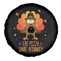 Save A Turkey Eat Pizza Spare Tire Cover Funny Thanksgiving - Wonder Print Shop