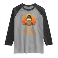 Save A Turkey Eat Pizza Raglan Shirt Funny Thanksgiving - Wonder Print Shop