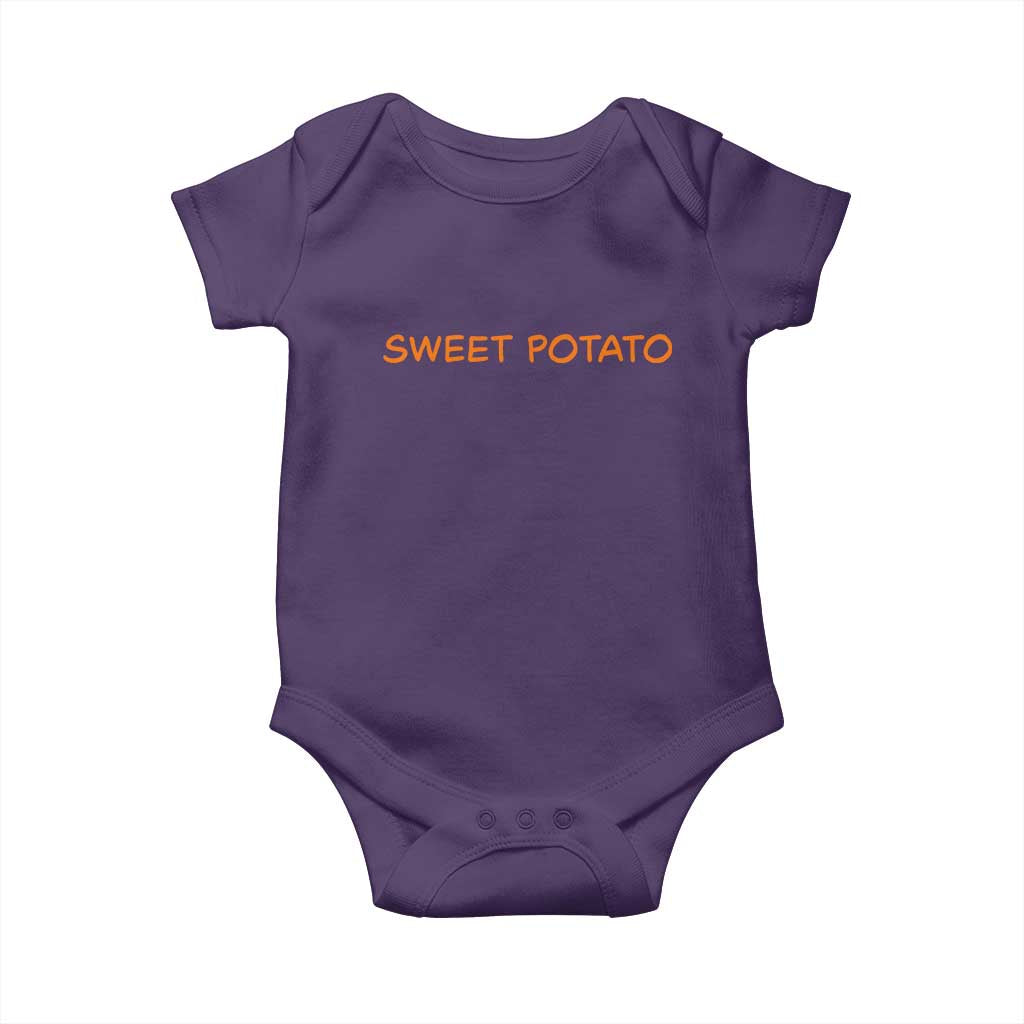 Matching Thanksgiving Couples Baby Onesie Funny Sweet Potato Fall Couple - Wonder Print Shop