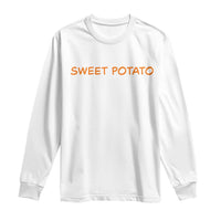Matching Thanksgiving Couples Long Sleeve Shirt Funny Sweet Potato Fall Couple - Wonder Print Shop