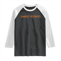 Matching Thanksgiving Couples Raglan Shirt Funny Sweet Potato Fall Couple - Wonder Print Shop
