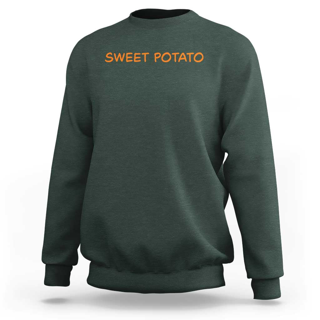 Matching Thanksgiving Couples Sweatshirt Funny Sweet Potato Fall Couple - Wonder Print Shop