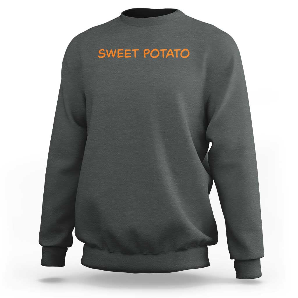 Matching Thanksgiving Couples Sweatshirt Funny Sweet Potato Fall Couple - Wonder Print Shop