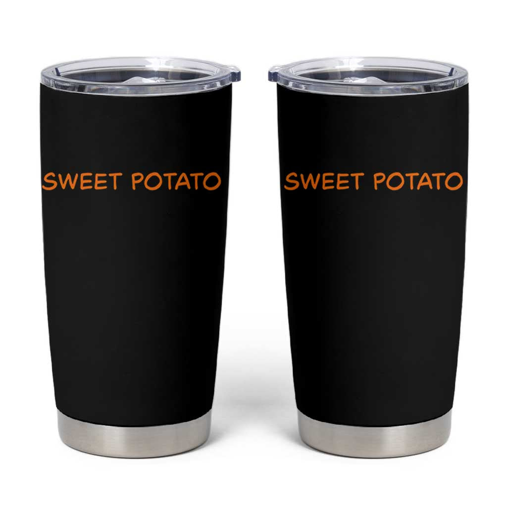 Matching Thanksgiving Couples Tumbler Cup Funny Sweet Potato Fall Couple - Wonder Print Shop